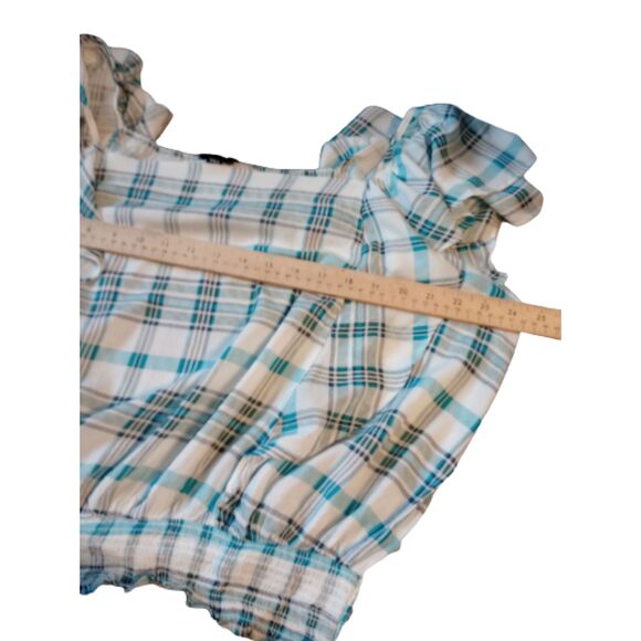 Ana Women's Size XXLT Naples Stripes Pull Over Ruffle Top -NWT - Picture 3 of 8